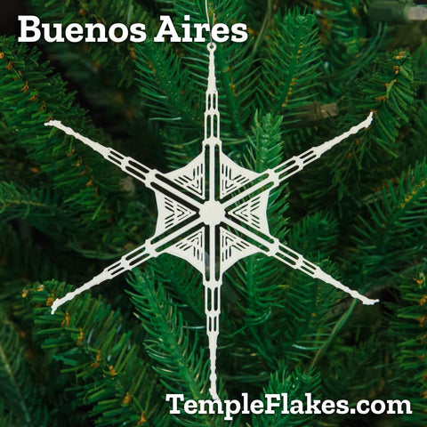 Buenos Aires Argentina Temple Christmas Ornament