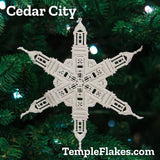 All 27 Utah TempleFlakes Christmas Ornaments