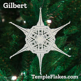 All 6 Arizona TempleFlakes Christmas Ornaments