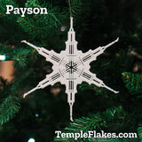All 27 Utah TempleFlakes Christmas Ornaments