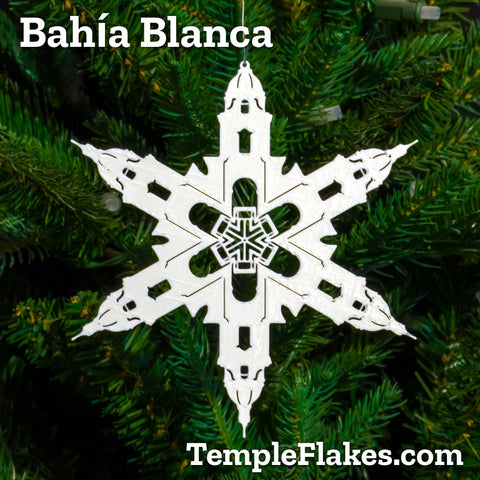 Bahía Blanca Argentina Temple Christmas Ornament