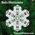 Belo Horizonte Temple Christmas Ornament