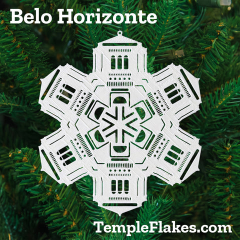 Belo Horizonte Temple Christmas Ornament