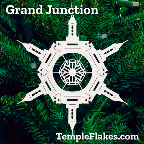 Grand Junction Colorado Temple Christmas Ornament