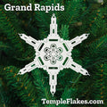 Grand Rapids Michigan Temple Christmas Ornament
