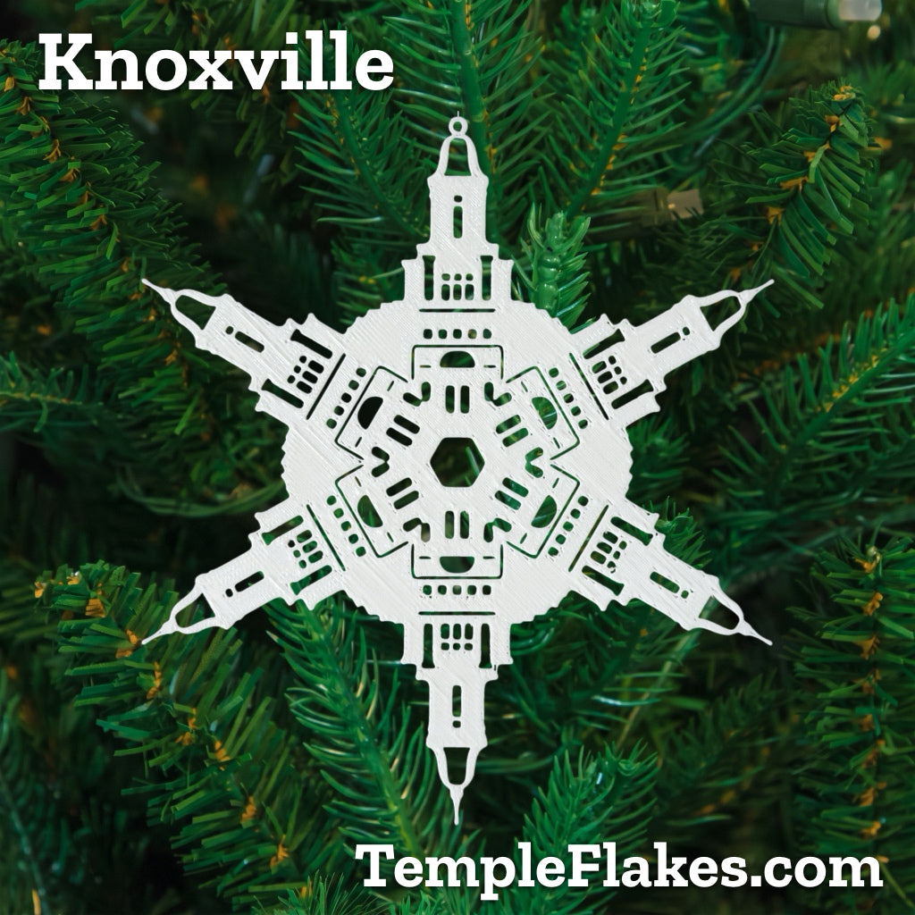 Knoxville Tennessee Temple Christmas Ornament