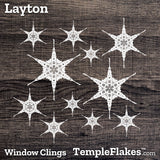 Layton Utah Temple Window Clings