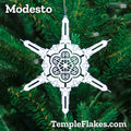 Modesto California Temple Christmas Ornament