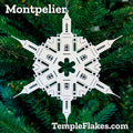 Montpelier Idaho Temple Christmas Ornament