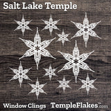 Salt Lake Temple Window Clings