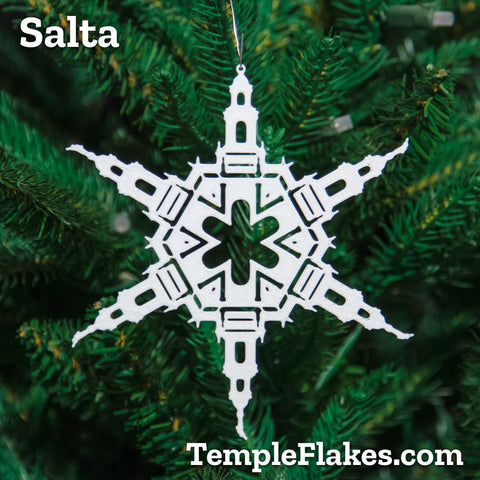 Salta Argentina Temple Christmas Ornament
