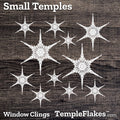 Small Temple Window Clings