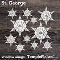 St George Utah Temple Window Clings