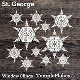 St George Utah Temple Window Clings