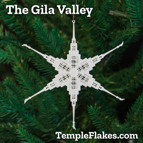 The Gila Valley Arizona Temple Christmas Ornament