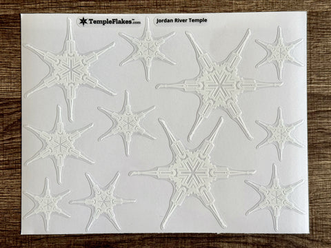 Jordan River Utah Temple Window Clings