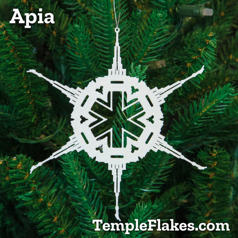 Apia Samoa Temple Christmas Ornament