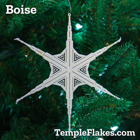 Boise Idaho Temple Christmas Ornament