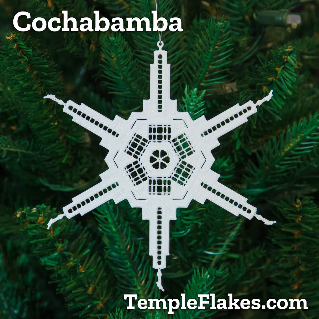 Cochabamba Bolivia Temple Christmas Ornament