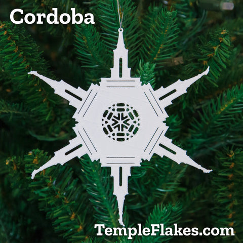 Cordoba Argentina Temple Christmas Ornament