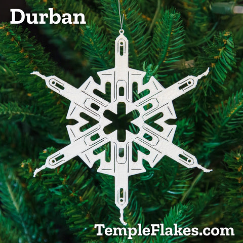 Durban South Africa Temple Christmas Ornament
