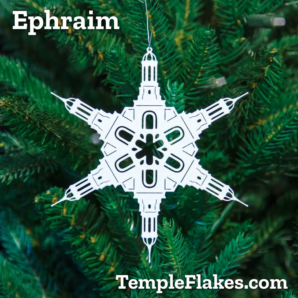 Ephraim Utah Temple Christmas Ornament