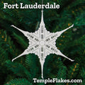 Fort Lauderdale Temple Christmas Ornament