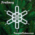 Freiberg Germany Temple Christmas Ornament