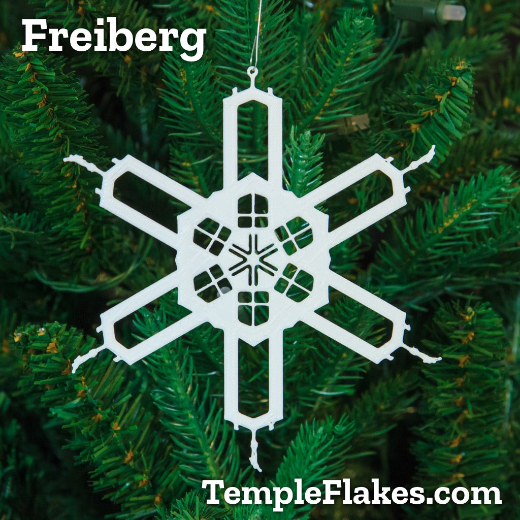 Freiberg Germany Temple Christmas Ornament