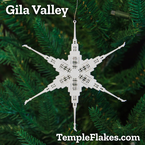 Gila Valley Arizona Temple Christmas Ornament