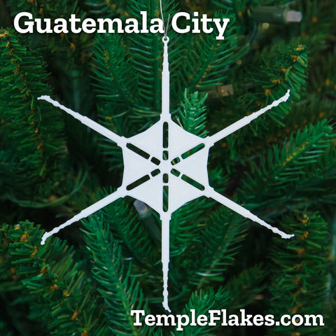 Guatemala City Guatemala Temple Christmas Ornament