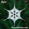 Kyiv Ukraine Temple Christmas Ornament