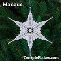 Manaus Brazil Temple Christmas Ornament