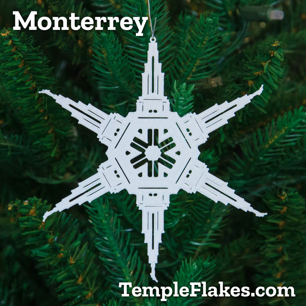 Monterrey México Temple Christmas Ornament