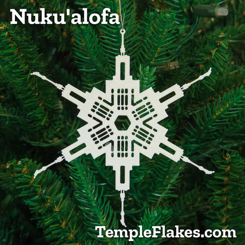 Nuku'alofa Tonga Temple Christmas Ornament