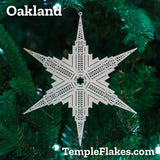 All 9 California TempleFlakes Christmas Ornaments