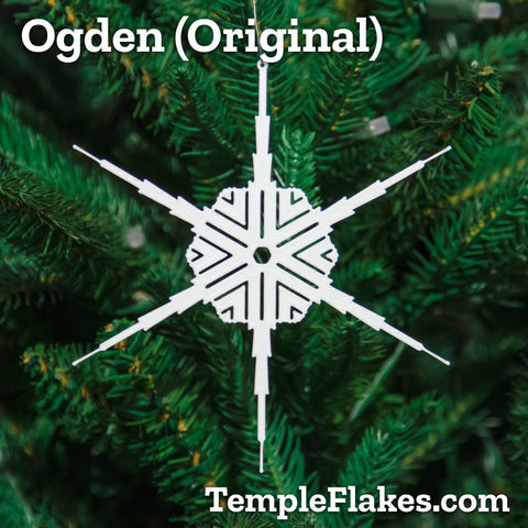 Ogden Utah Temple (Original Design) Christmas Ornament