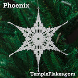 All 6 Arizona TempleFlakes Christmas Ornaments