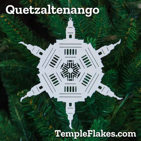 Quetzaltenango Guatemala Temple Christmas Ornament