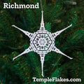Richmond Virginia Temple Christmas Ornament