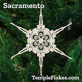 All 9 California TempleFlakes Christmas Ornaments