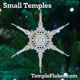 All 6 Arizona TempleFlakes Christmas Ornaments