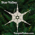 Star Valley Wyoming Temple Christmas Ornament