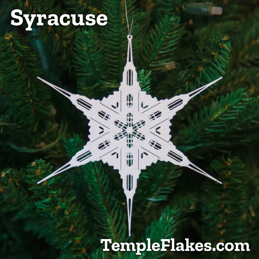 Syracuse Utah Temple Christmas Ornament