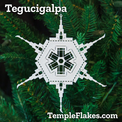 Tegucigalpa Honduras Temple Christmas Ornament