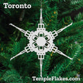 Toronto Ontario Temple Christmas Ornament