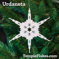 Urdaneta Philippines Temple Christmas Ornament