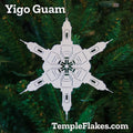 Yigo Guam Temple Christmas Ornament