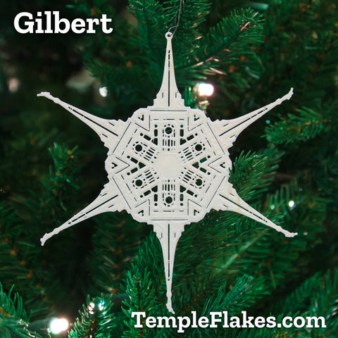 Gilbert Arizona Temple Christmas Ornament