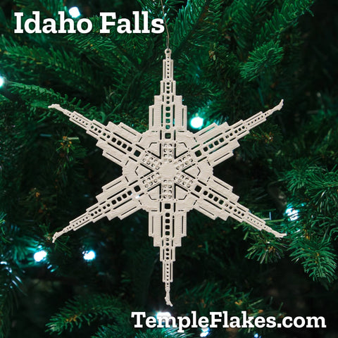 Idaho Falls Idaho Temple Christmas Ornament